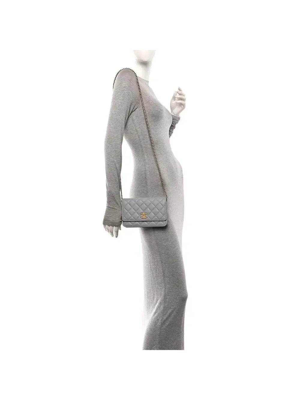 Chanel Caviar Quilted Textured Cc #324177C29B